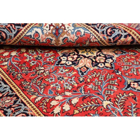 Tappeto Sarough Persia beige blu 107x152