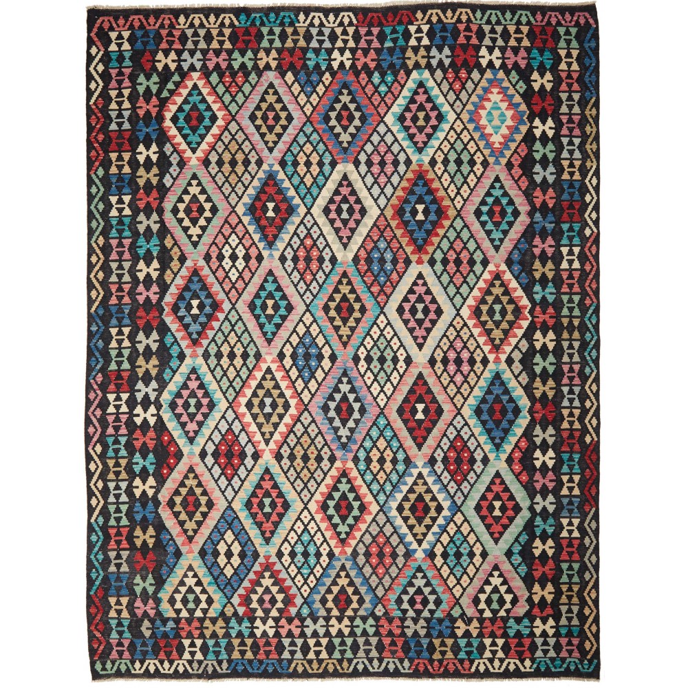 Tappeto Kilim Afghanistan marrone 267x346
