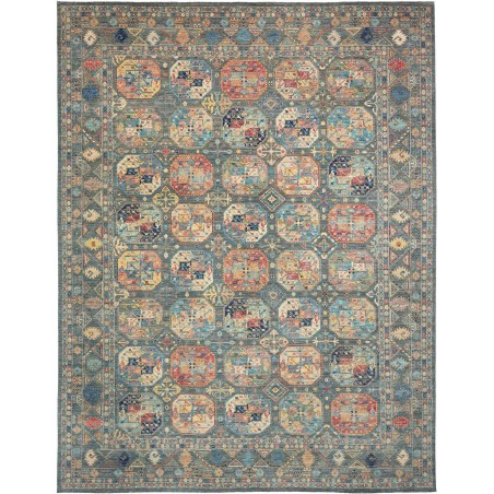 Tappeto Zigler Fine Pakistan bianco giallo 300x388