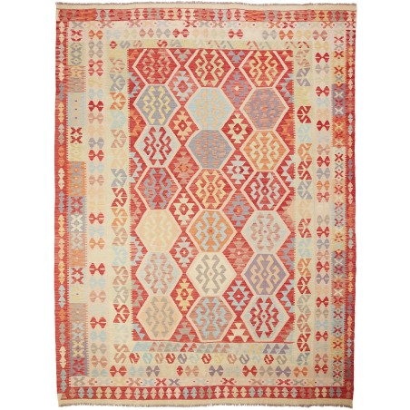 Tappeto Kilim Afghanistan marrone 254x340