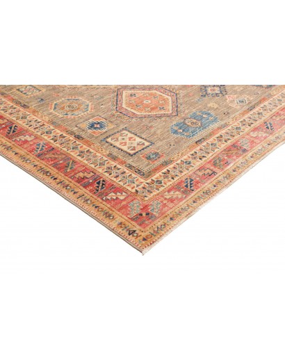 Tappeto Tribal Pakistan marrone grigio 277x370