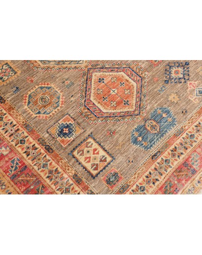 Tappeto Tribal Pakistan marrone grigio 277x370