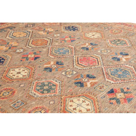 Tappeto Tribal Pakistan marrone grigio 277x370