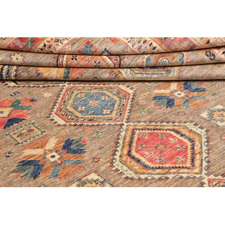 Tappeto Tribal Pakistan marrone grigio 277x370