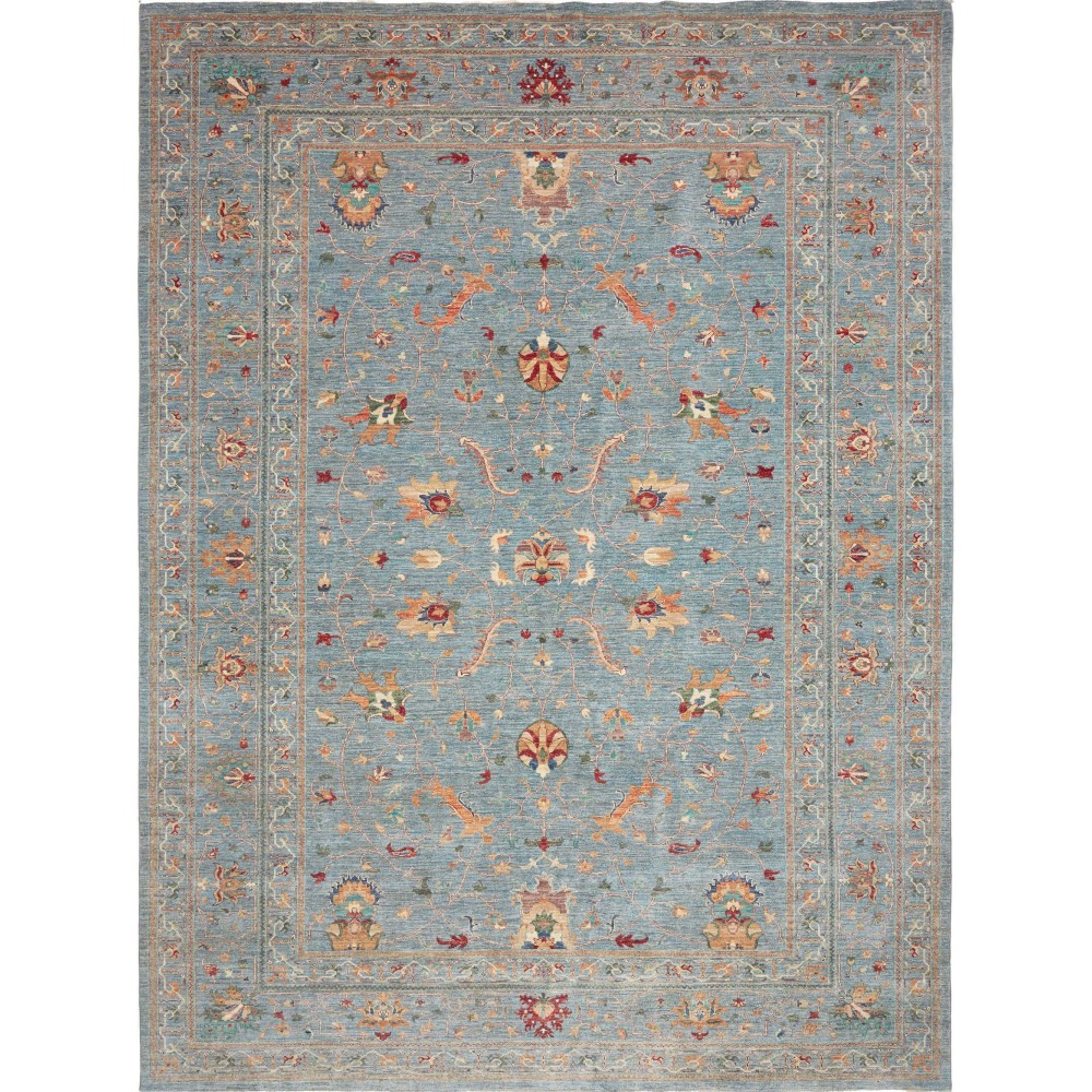 Tappeto Zigler Fine Pakistan azzurro marrone 275x366