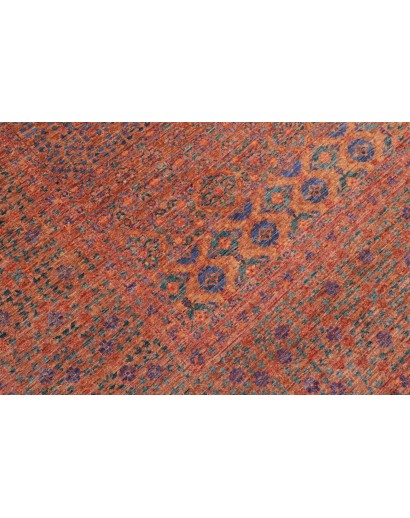 Tappeto Mamlouk Pakistan bianco arancione 272x377