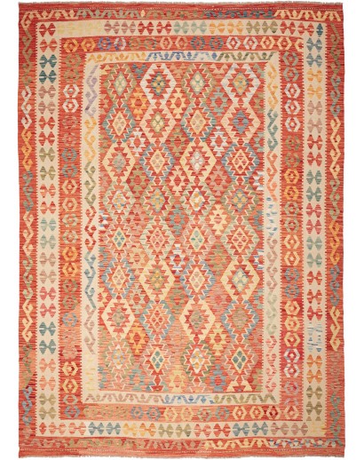 Tappeto Kilim Afghanistan marrone 253x345