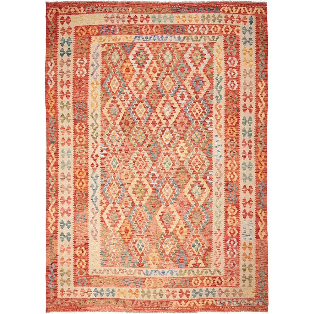 Tappeto Kilim Afghanistan marrone 253x345