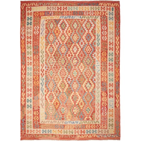 Tappeto Kilim Afghanistan marrone 253x345