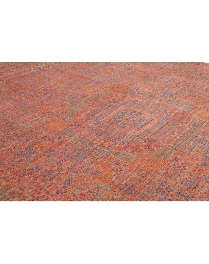 Tappeto Mamlouk Pakistan bianco arancione 272x377