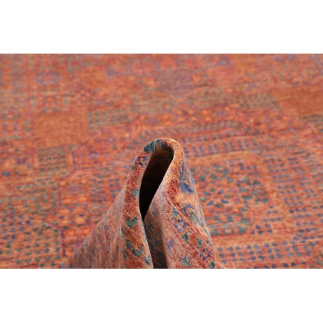 Tappeto Mamlouk Pakistan bianco arancione 272x377