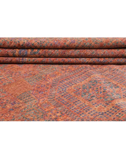 Tappeto Mamlouk Pakistan bianco arancione 272x377