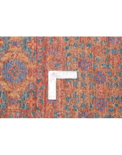 Tappeto Mamlouk Pakistan bianco arancione 272x377