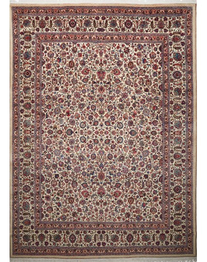 Tappeto Mashad Fine Persia marrone azzurro 300x403