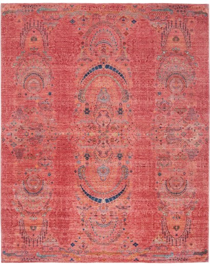 Tappeto Shahi Fine Pakistan rosso arancione 250x309