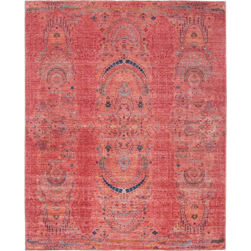 Tappeto Shahi Fine Pakistan rosso arancione 250x309