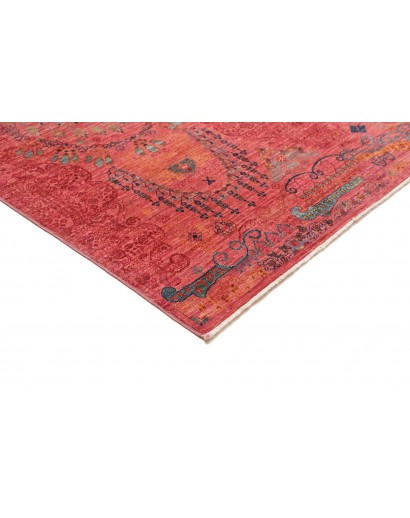 Tappeto Shahi Fine Pakistan rosso arancione 250x309