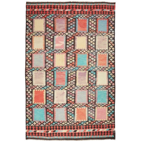 Tappeto Kilim Afghanistan beige marrone 199x309