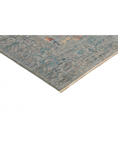 Tappeto Tribal Pakistan azzurro 195x241