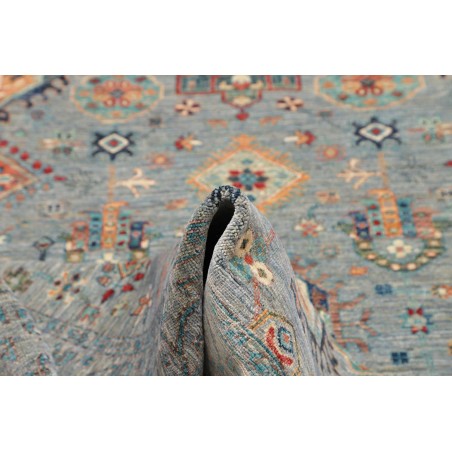 Tappeto Tribal Pakistan azzurro 195x241