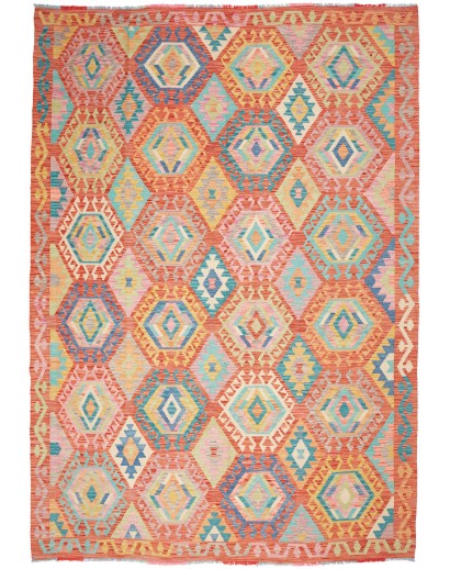 Tappeto Kilim Afghanistan marrone 208x297
