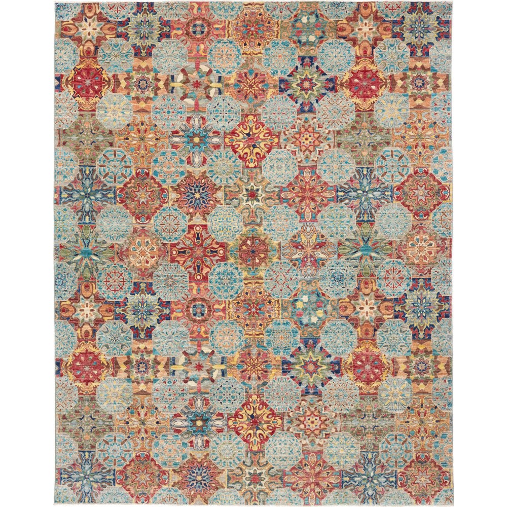 Tappeto Shahi Fine Pakistan marrone grigio 244x300