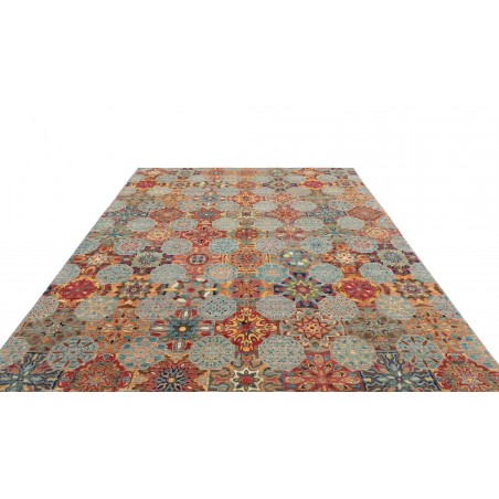 Tappeto Shahi Fine Pakistan marrone grigio 244x300