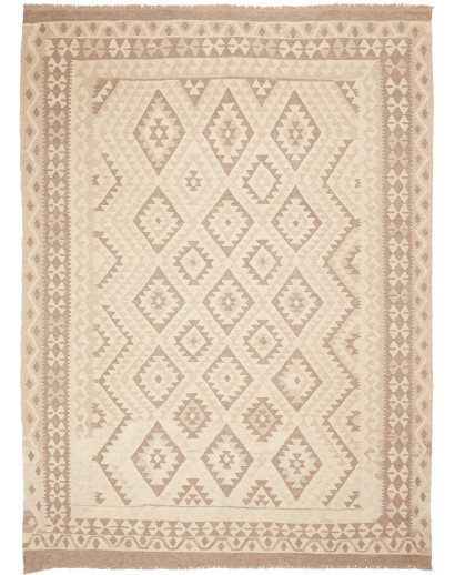Tappeto Kilim Afghanistan beige marrone 213x289