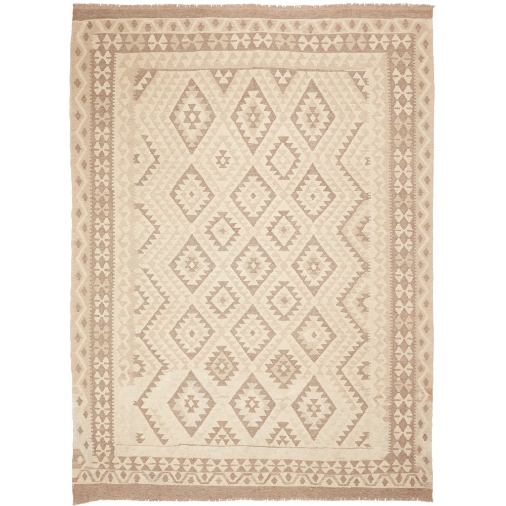Tappeto Kilim Afghanistan beige marrone 213x289