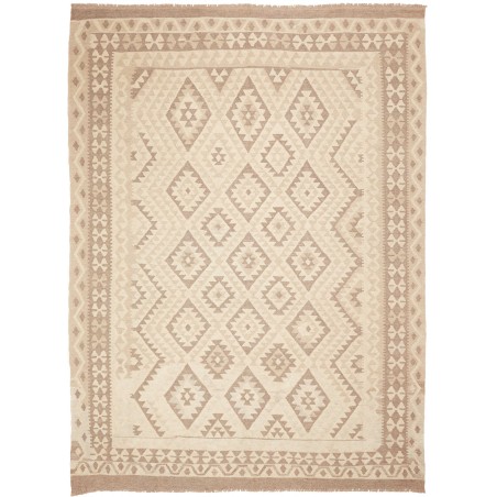 Tappeto Kilim Afghanistan beige marrone 213x289