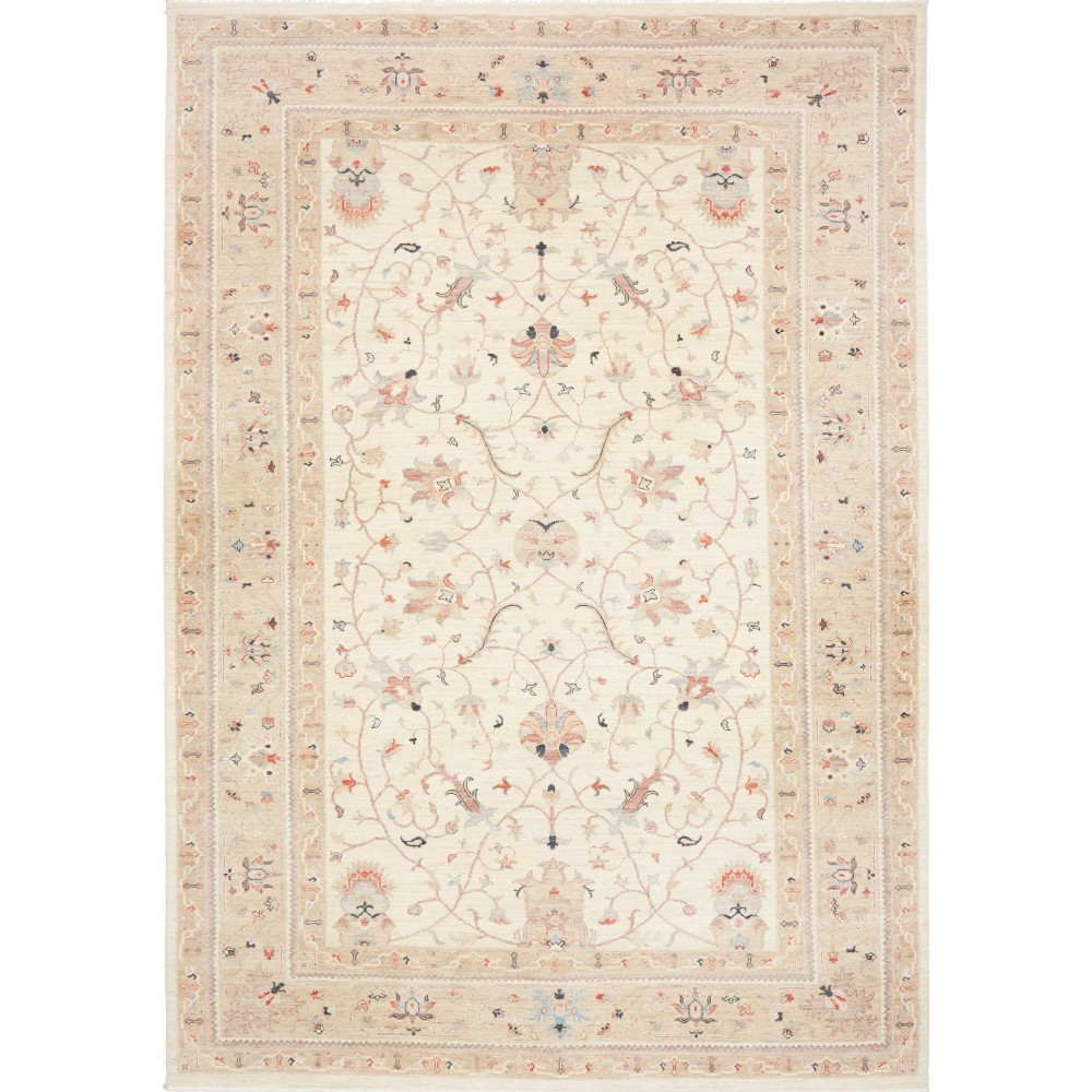 Tappeto Zigler Fine Pakistan giallo azzurro 209x300