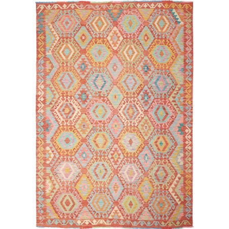 Tappeto Kilim Afghanistan marrone 205x294
