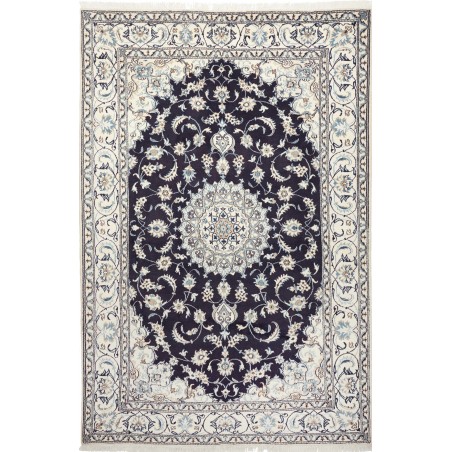 Tappeto Nain Kashmar Persia grigio 196x302