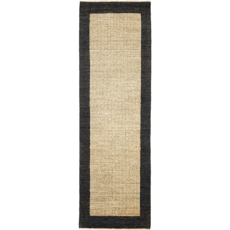 Tappeto Shayan Pakistan grigio giallo 77x346