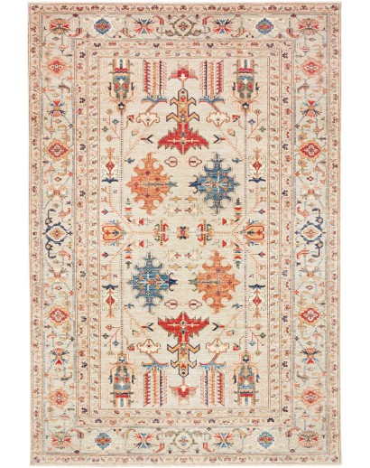 Tappeto Kazak Fine Pakistan giallo marrone 200x299