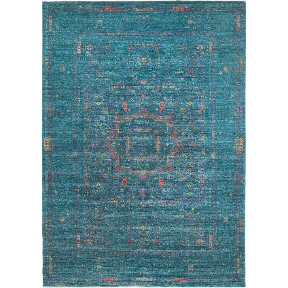 Tappeto Mamlouk Pakistan azzurro beige 210x294