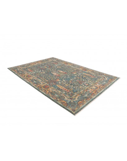 Tappeto Shahi Fine Pakistan azzurro marrone 205x288