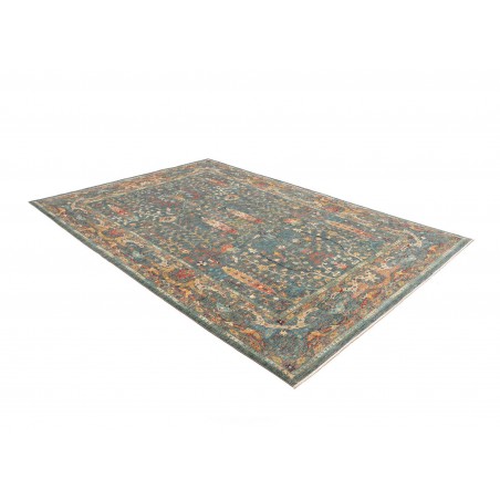 Tappeto Shahi Fine Pakistan azzurro marrone 205x288