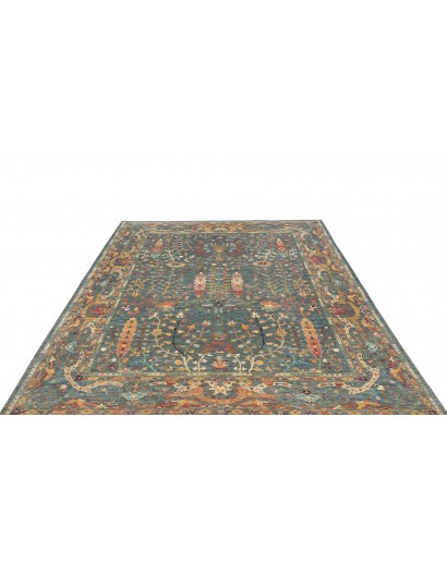 Tappeto Shahi Fine Pakistan azzurro marrone 205x288