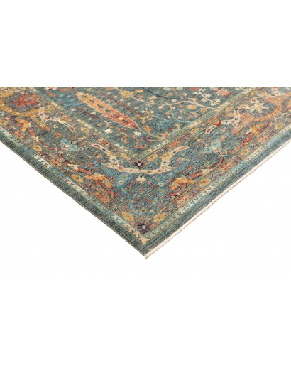 Tappeto Shahi Fine Pakistan azzurro marrone 205x288