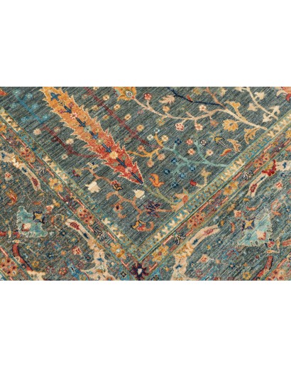 Tappeto Shahi Fine Pakistan azzurro marrone 205x288