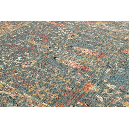 Tappeto Shahi Fine Pakistan azzurro marrone 205x288