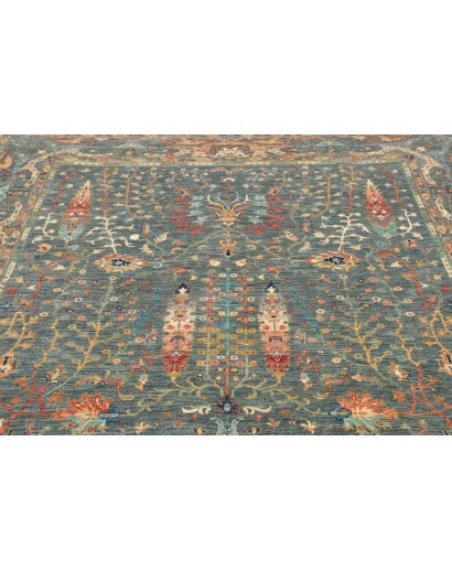 Tappeto Shahi Fine Pakistan azzurro marrone 205x288