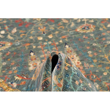 Tappeto Shahi Fine Pakistan azzurro marrone 205x288