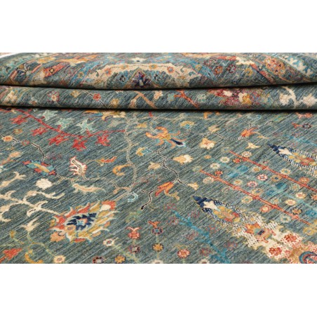 Tappeto Shahi Fine Pakistan azzurro marrone 205x288