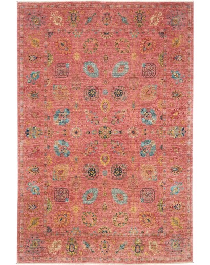 Tappeto Shahi Fine Pakistan rosso beige 200x297