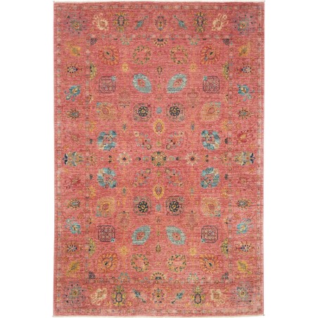 Tappeto Shahi Fine Pakistan rosso beige 200x297