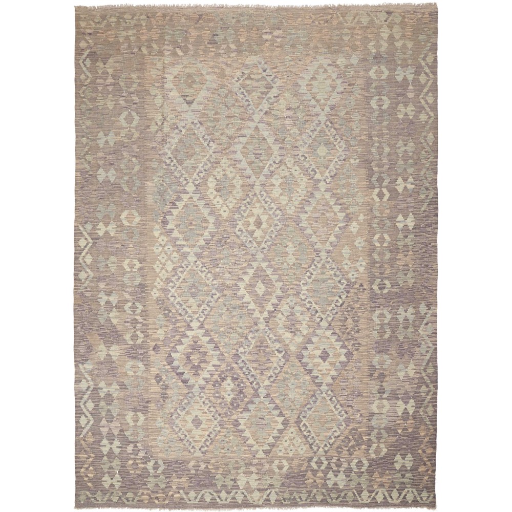 Tappeto Kilim Afghanistan azzurro marrone 213x289