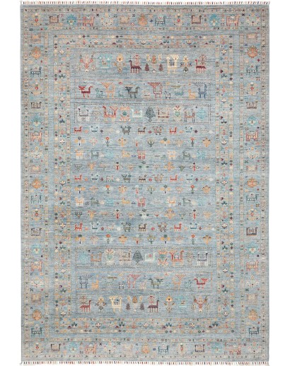 Tappeto Rubin Pakistan azzurro 200x292