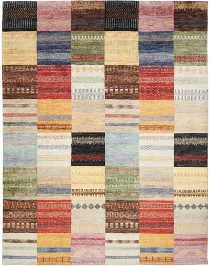 Tappeto Royal Gabbeh Pakistan marrone grigio 244x313